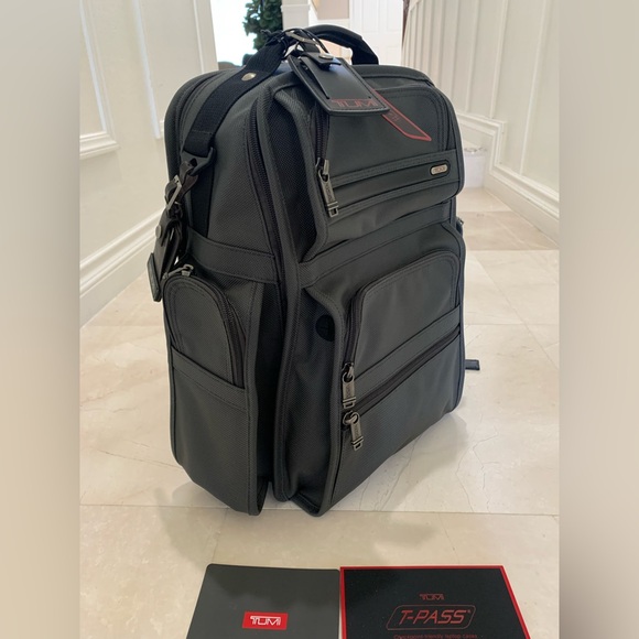 TUMI Alpha 4 Brief Laptop Backpack High-Quality Material